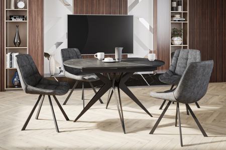 Стул B607-m (B607-m COW SMOKE)